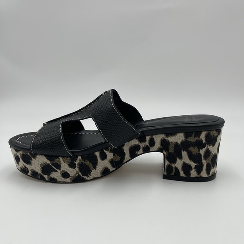 Donald Pliner Disco Lizard Embossed Platform Heeled Sandal SZ 8.5-MSRP $228 - Picture 2 of 11