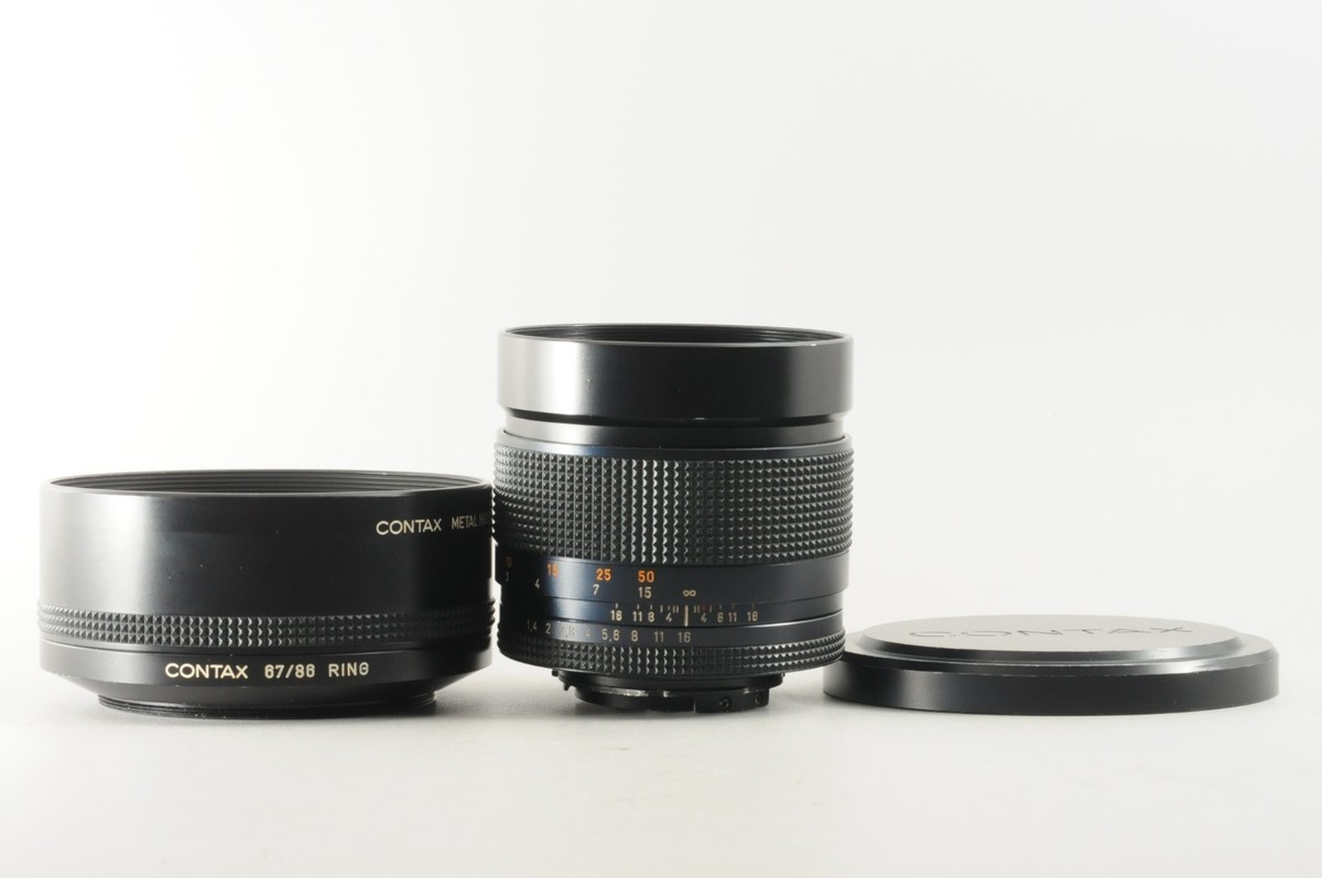 超美品 CONTAX Planar T*85mm 1.4 AEG MF B026 Near Mint Contax Carl Zeiss Planar T* 85mm F/1.4 AEG Lens