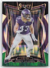 2024 Panini Select #6 Andrew Van Ginkel Black & Green Prizm Shock