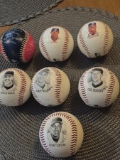 BURGER KING CLEVELAND INDIANS BASEBALLS COLLECTORS LOT VINTAGE 1995 7 Baseballs