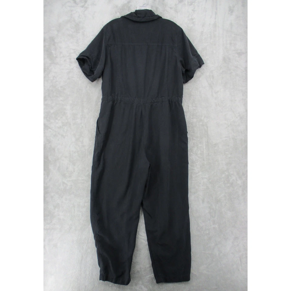 Mono Banana Republic para mujer grande utilitario cambray bolsillos botón cordón Foto 2 de 4