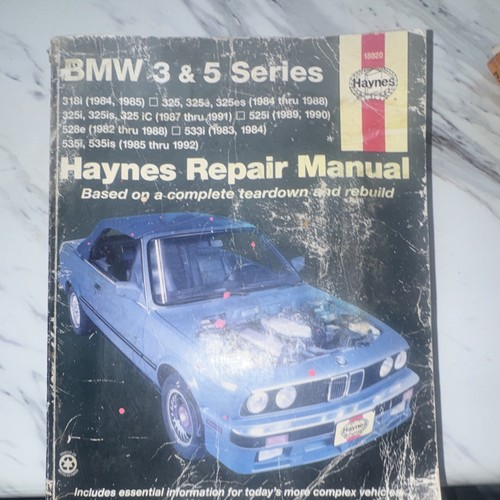 BMW 3 and 5 Series 1982 Thru 1992 Haynes Repair Manual by John Haynes