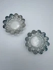 Set of 2 vintage Anchor Hocking “Boopie” Bubble Glass Ashtrays
