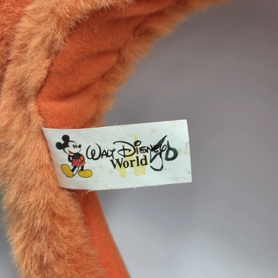 Diadema de colección Walt Disney World Tigger orejas de felpa difusas juveniles parques de Disney Foto 3 de 4