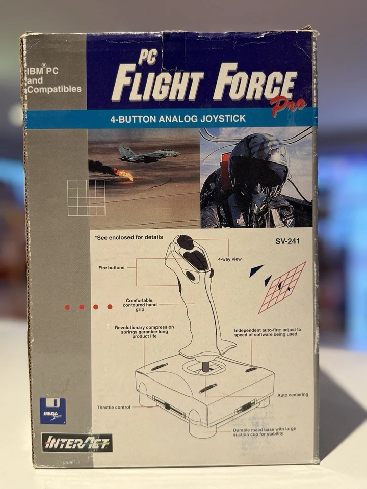 Joystick InterAct PC Flight Force Pro SV-241 – Vintage pour PC - Image 2 of 4
