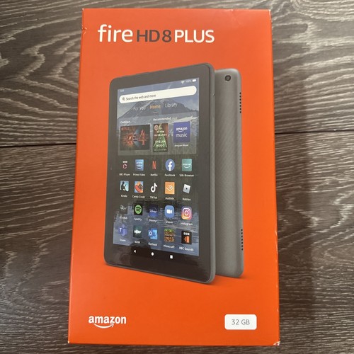 New Sealed Amazon Fire HD 8 Plus Tablet 32GB Slate Grey 12th Gen BRAND NEW ✅! - Picture 1 of 4