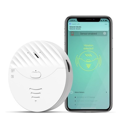 Smart WiFi Door Window Alarm: 130dB, App Alerts, Alexa & Google Home Compatible