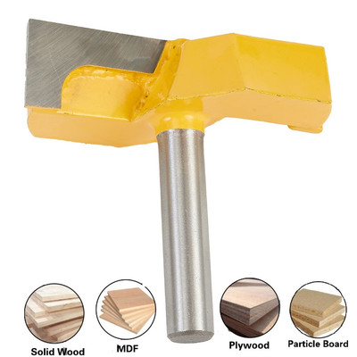 8mm-Shank Bottom Cleaning Router Bitplatte Abflachen Holzbearbeitungswerkzeuge