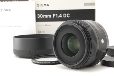 SIGMA 30mm f/1.4 EX DC HSM Art for Nikon ''Boxed Mint'' 8566 Lens Wide Angle DX