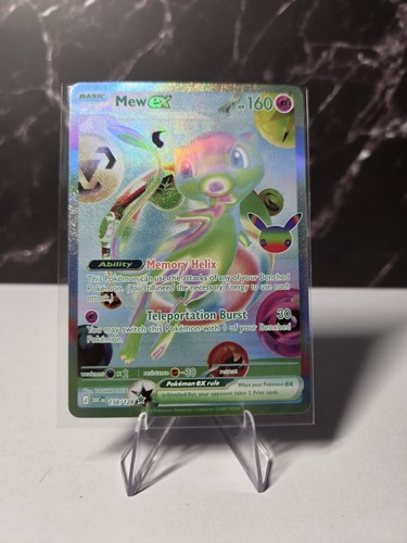 Pokémon Mew ex 158/128 Me: 30th Celebration Futuristic Rare