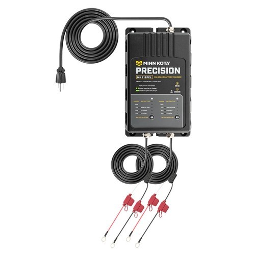Minn Kota Batt Charger, Mk 212Pcl, 12V, 6 Amp/2 Bank 1832121