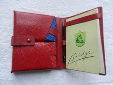 ancienne pochette Le Tanneur 2 jeux de cartes bridge Héron coins dorés