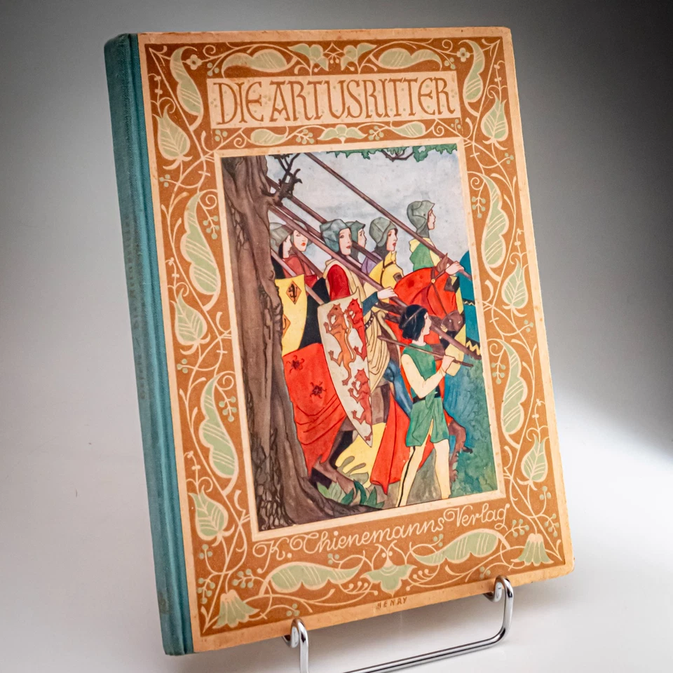 Die Artusritter Illustrated Rie Cramer Thienemanns Verlag Stuttgart c1926 German - Image 2 of 4