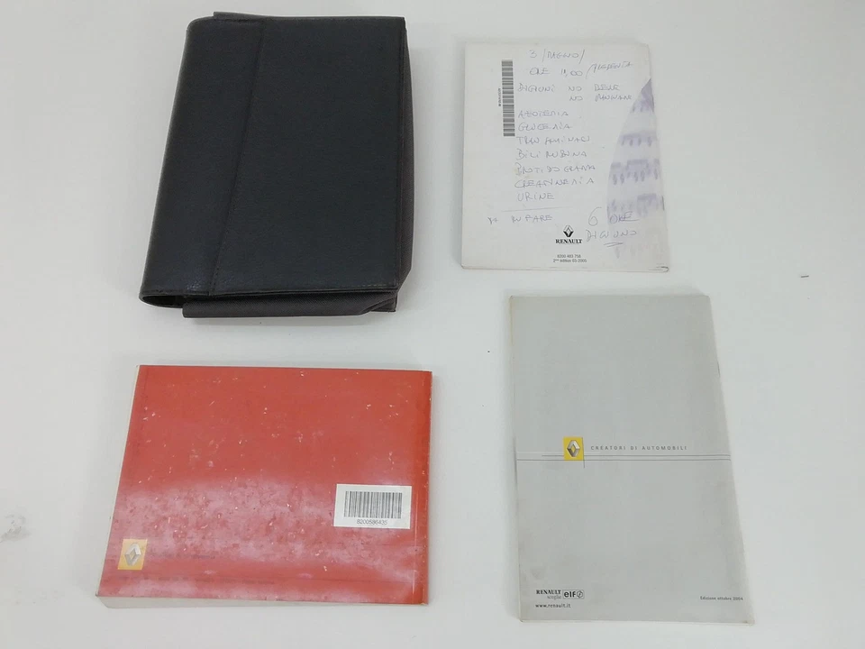 LIBRETTO USO E MANUTENZIONE PER RENAULT Scenic Serie 8200586435 (03>09) - Immagine 4 di 4