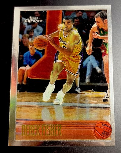 Derek Fisher #206 1996 Topps Chrome card