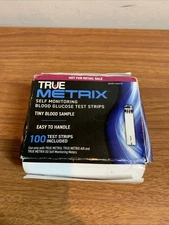 TRUE Metrix Blood Glucose 100 Test Strips Exp 10/2026 | Self Monitoring