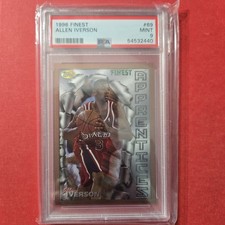 1996-97 Topps Finest - Common Bronze Allen Iverson #69 (RC) PSA 9
