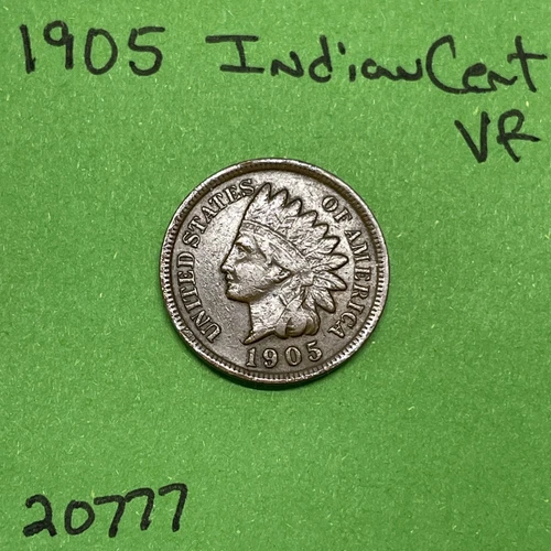 1905 Indian Head Cent / Penny 1c Vf Very Fine