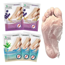 5 Pack Foot Peeling Mask,Exfoliator Peel Off Calluses Dead Skin Callus... 