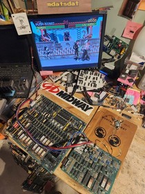 MORTAL KOMBAT 1 PCB JAMMA ARCADE BOARD SET PROTO REV WORKING!!! (Y-UNIT) MIDWAY