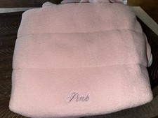 NEW Victoria Secret Pink Sherpa Bag And Blanket