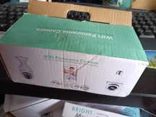 Wifi Panorama 360 Degree Security Camera Remote Viewing 2 Way Audio Night vision