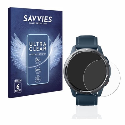 6x Schutzfolie für Xiaomi Watch S1 Active Display Schutz Folie