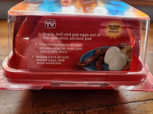 NEW** Egglettes - 4 Egg Cups - Egg Cooker Hard & Soft Maker, No Shell - Picture 6 of 9