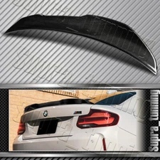 Rear Trunk Spoiler For 14-21 BMW 2-Series F87 F22 M2 (100% Real Carbon Fiber)