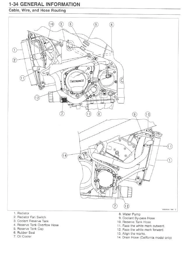 Kawasaki ZX6R ZX-6R Ninja Service Repair Workshop Manual USB 2000 - 2002 - Image 3 of 4