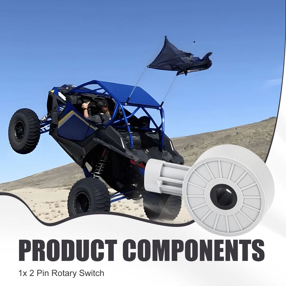 7662299 Interruptor giratorio de 2 pines de posición de engranaje para Polaris General XP 4 1000 2017-24 Foto 2 de 4