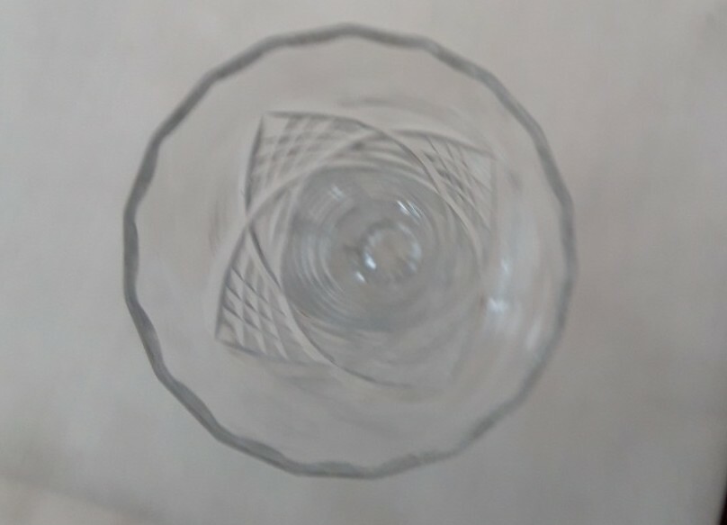 Slim Cut Glass Vase eBay