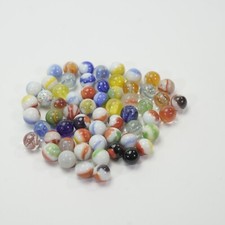 Lot of Vintage Marbles 50 Mixed Conditions and sizes Various Manufacturers 