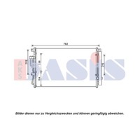 Kondensator Klimaanlage KlimaküHler Passend FüR Hyundai IX55 665X425X16