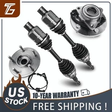 Front Wheel Bearing Hub CV Axle Shaft Kit for Ram 1500 2012 - 2018 Assembly