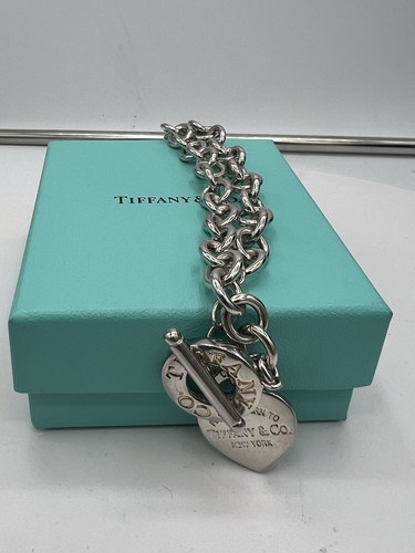 Collana Tiffany & Co Return to Tiffany Heart Tag Toggle in argento sterling - Foto 14 di 15