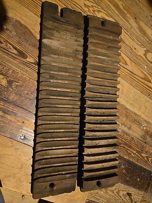 OLD 5th GENERATION FAMILY ANTIQUE PRIMITIVE WOOD CIGAR MOLD PRESS 20 TUBES 