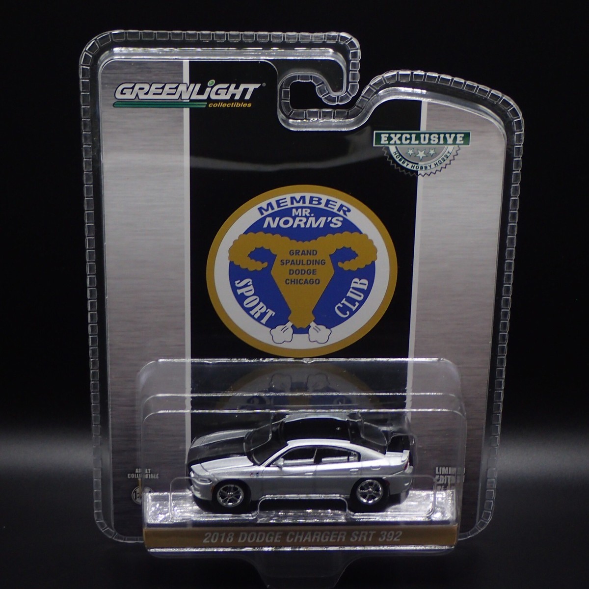 2024 GREENLIGHT 2018 DODGE CHARGER SRT 392 MR NORMS SPORT CLUB