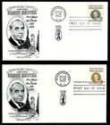 USA, SCOTT # 1136-1137, SET OF 2 FLEETWOOD FDC COVERS - MAYOR ERNST REUTER 1959