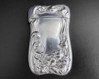 Vesta 25 Floral Repousse German Silver Nickle Match Safe Box Art Nouveau