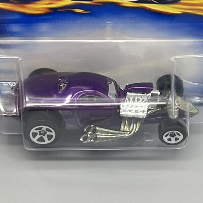 まとめ売り　ホットウィール　2002  MILE COUPE  HOT WHEE Hot Wheels 1/4 Mile Coupe Collector #019 Purple 2002 Free Shipping