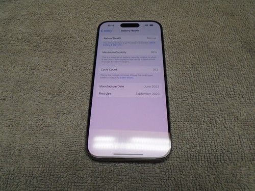 Apple iPhone 15 Pro, 128gb, Titanium, Carrier Unlocked, Excellent Condition!!! - Afbeelding 10 van 14