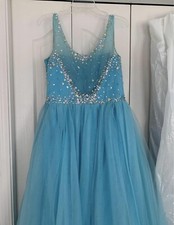 “Prom Girl” long ball gown Size: 7 Color: sky blue(See Discription For Size Det)