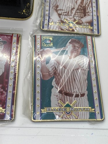 Metallic Impressions Babe Ruth 5 Card Metal Set, Baseball w Box, Cards sealed - 第 4/14 張圖片