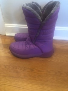 north face purple boots