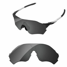 Lenslog Black Grey Polarized Replacement Lenses For-Oakley EVZero Range OO9327