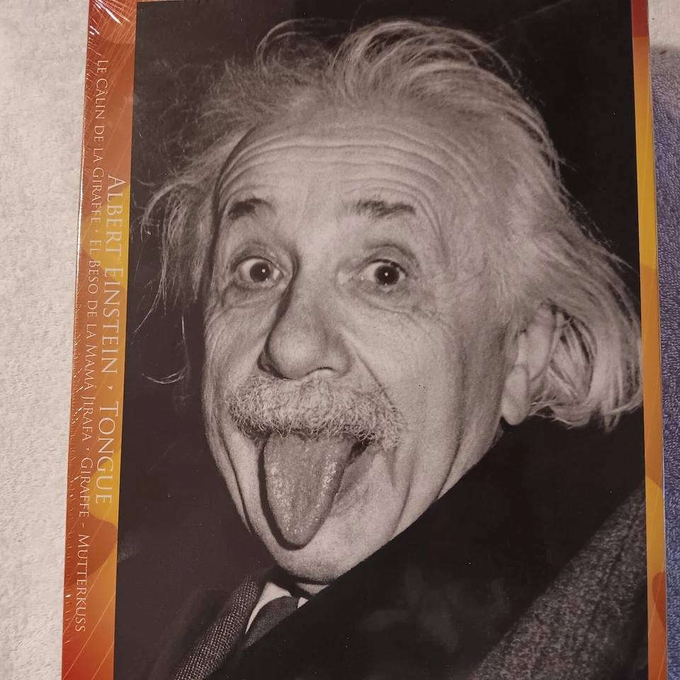 Albert Einstein Tongue 1000-Piece Puzzle - New Sealed Made In USA - Image 2 of 4