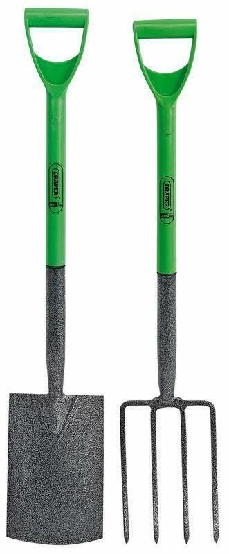 Garden Fork & Spade Digging Tool Heavy Duty Stainless Steel Finish - Image 4 of 4