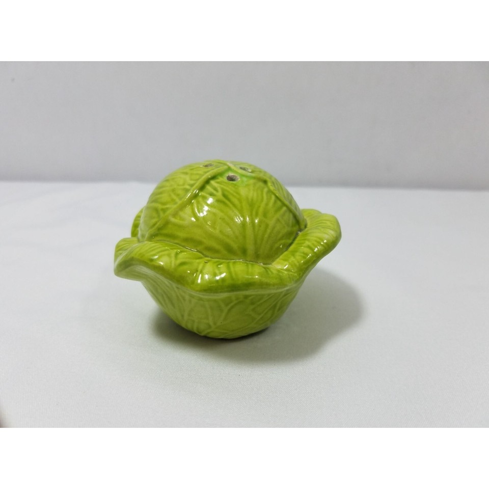 Lettuce Cabbage Ceramic Salt or Pepper Shaker single replacement Spring