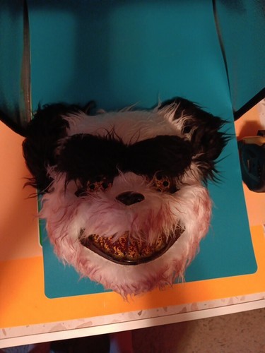 Halloween/Cosplay Scary Panda Bear Mask Evil Bloody Mask - Picture 8 of 8
